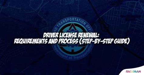 Lto Drivers License Renewal Requirements And Process 2023