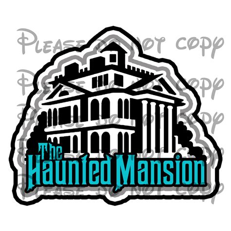 Haunted Mansion Svg Wdw Haunted Mansion Svg Geisterhaus Etsy