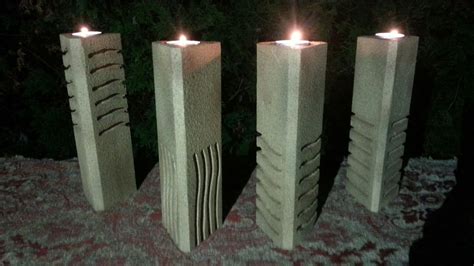 The Fifth Element Stones Pillar Candle Holders 13 Steps With