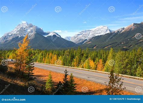 Kananaskis Trail In Banff National Park Stock Image Image Of Canadian