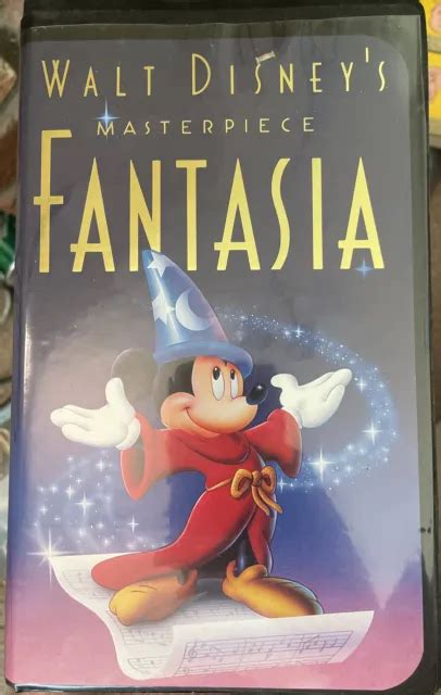 Walt Disneys Masterpiece Fantasia Vhs 1991 Disney Classic Animated