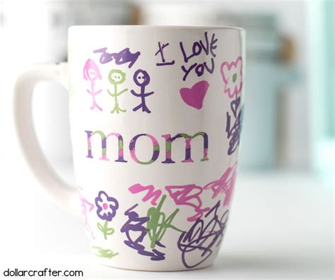 Homemade Mothers Day Sharpie Mug ⋆ Dollar Crafter
