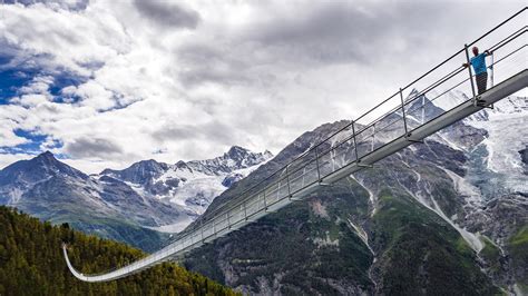 A New Alpine High Charles Kuonen Suspension Bridge Found The World