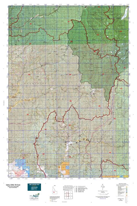Idaho Gmu 39 East Map Mytopo