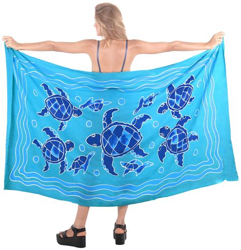 Happy Bay Cool Rayon Fabric Sarong Bathing Suit Wrap Cover Ups Womens