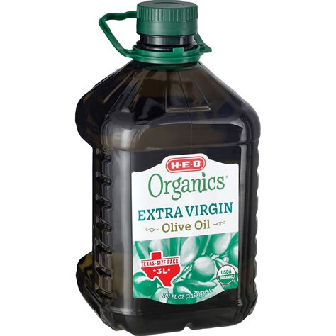 H E B Organics Extra Virgin Olive Oil Texas Size Pack Shop Oils At