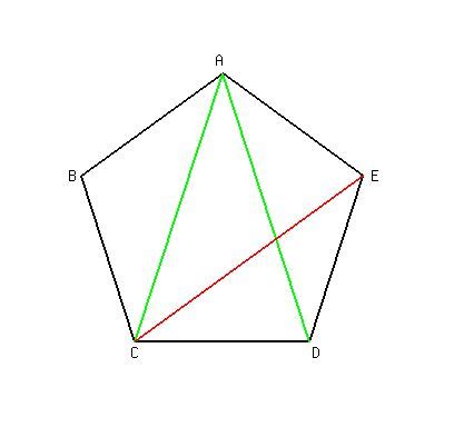 SOLUTION: Prove that any two diagonals of a regular ...