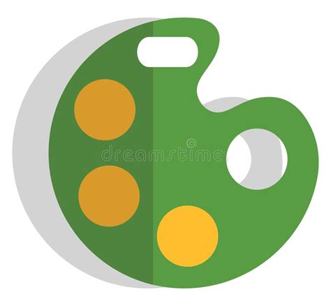 Green Color Palette Icon Stock Vector Illustration Of Palette 261071478