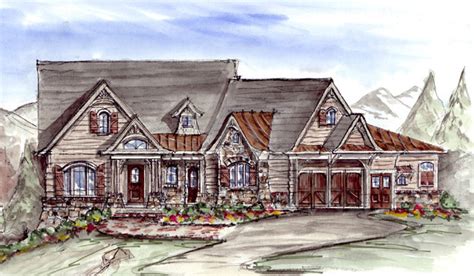 Max fulbright has been designing and building rustic style house plans for over 25 years. Rustic Lodge Home Plan - 15695GE | Architectural Designs ...