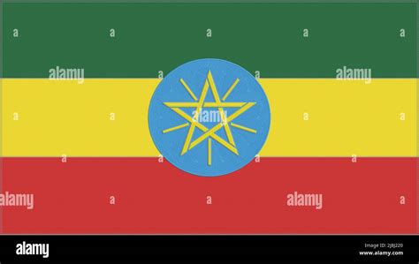 Ethiopia Fabric Flag Hi Res Stock Photography And Images Alamy