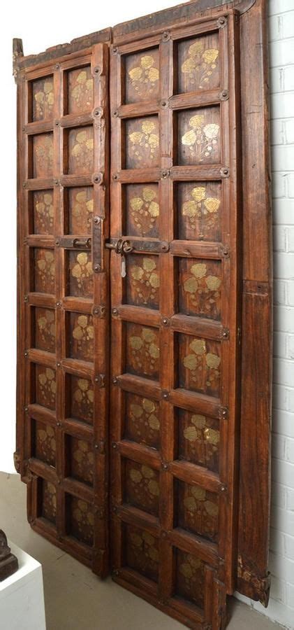 Rub the paste into your brass fireplace door frame. A pair of Indian brass inlaid wooden doors, each door ...