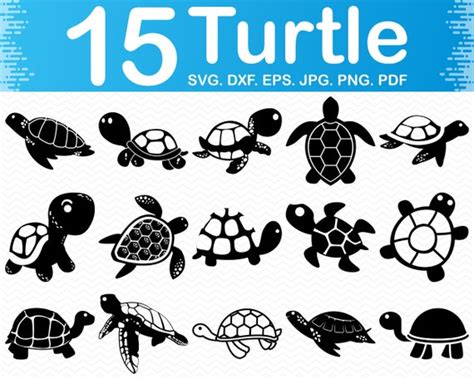 Turtle Svg Sea Turtle Svg Files For Cricut Turtle Clipart Etsy Canada