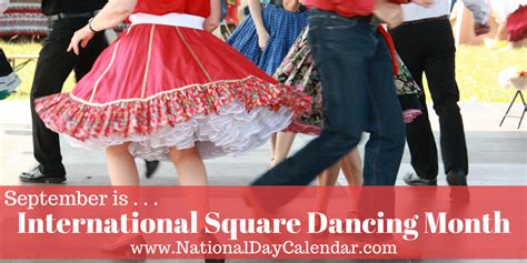 International Square Dancing Month September National Day Calendar