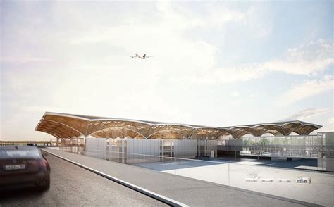 Haptic Yuzhny Airport Airport Design Train Station Architecture