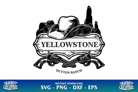 Cowboy Yellowstone Svg Gravectory