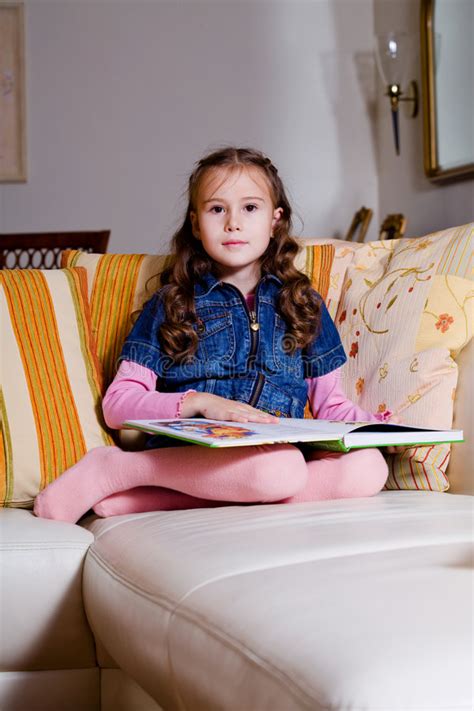 Girl Reading Book Stock Photo Image Of Child Reading 6993928