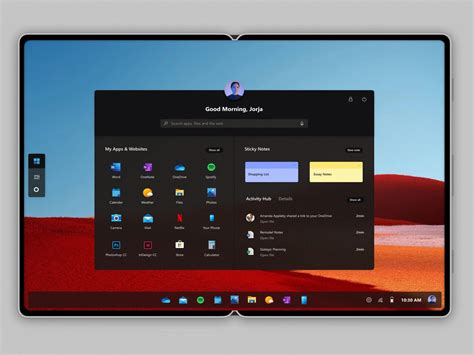 Windows 10 X Concept Launcher Interface Design User Interface Web