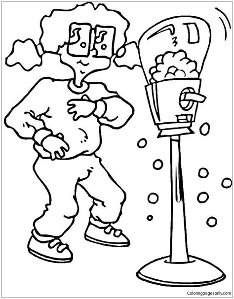 Free amazing world of gumball coloring pages for kids to download or to print. Gumball Machine Coloring Pages - Food Coloring Pages ...