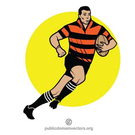 Rugby Game Image Royalty Free Stock Svg Vector