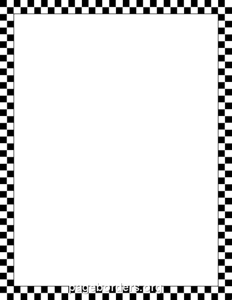 Frames and borders black and white png. Black and White Checkered Border: Clip Art, Page Border ...