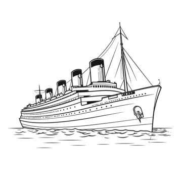 Total 77+ imagem titanic outline - Thptletrongtan.edu.vn