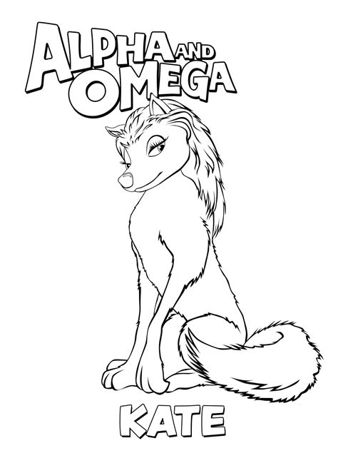 Kate Coloring Page Alpha And Omega Photo 37196790 Fanpop