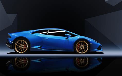 Blue Lamborghini Wallpapers Wallpaper Cave