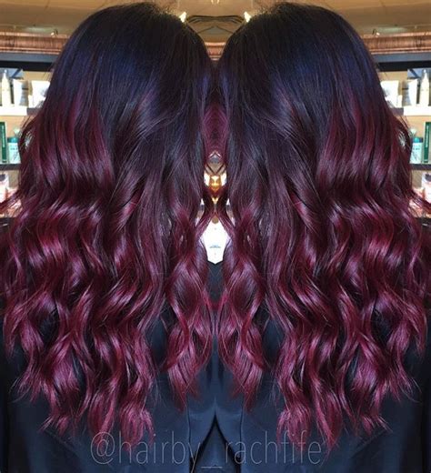 Mermaid hair red violet tones created using pravana vivids ...