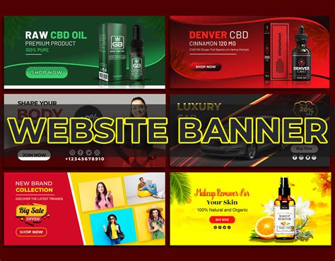 Product Banner Design For Website Behance