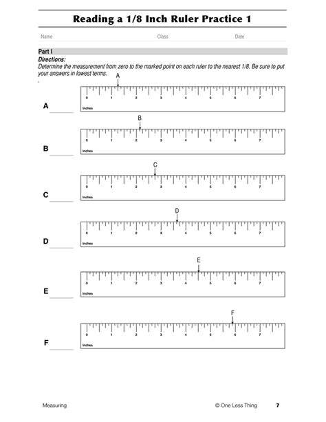 How does a ruler work: Best Of Reading A Standard Ruler Worksheet Answers | Educational Worksheet