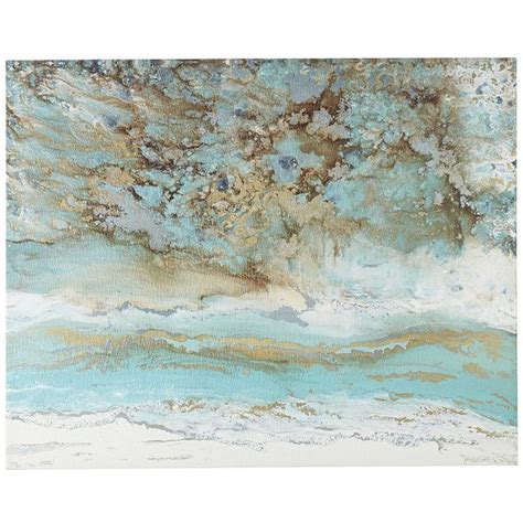 Pier 1 Imports Coastal Air Abstract Art 3x4 127 Liked On Polyvore