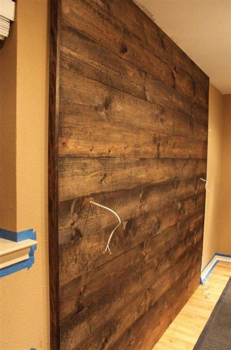 Removing the paneling is an option if you are prepared to deal with whatever you may find behind the paneling. Pallet Wall Projects | The Owner-Builder Network