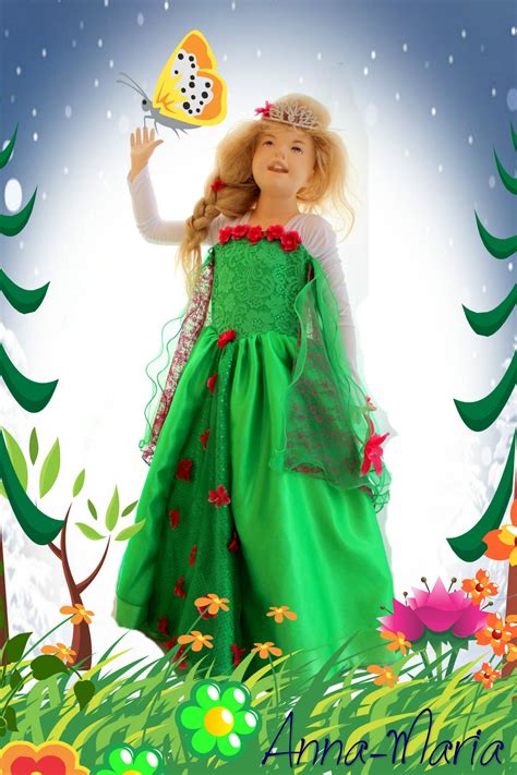 Green Dress For Girls Princess Dresses Handmade Dresses Green Dress