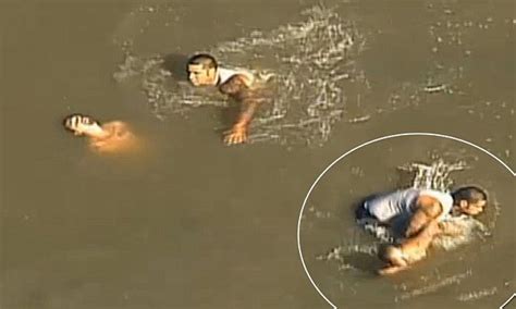 Handcuffed Naked Man Jumps Into Kansas Blue River In Attempt To Escape