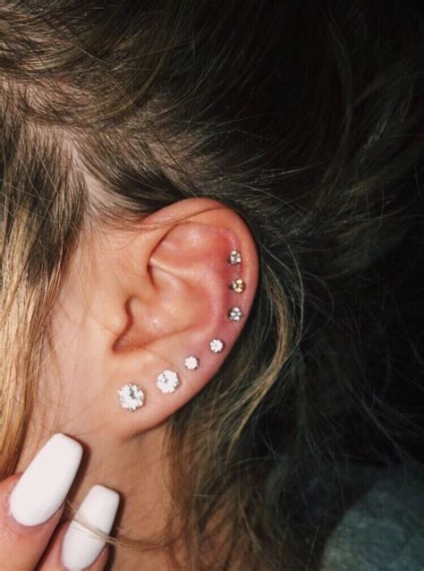 Pin By Lorrainemaedelivasam On Trending Earring Pretty Ear Piercings