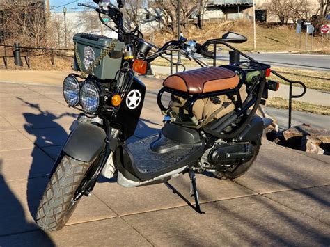 The honda ruckus clutch is a belt variator. Mark's Honda Ruckus is awesome with a spot for everything ...
