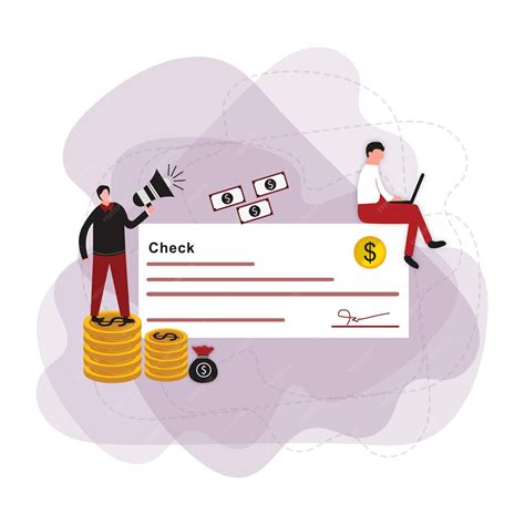 Premium Vector | Paycheck salary and payroll concept