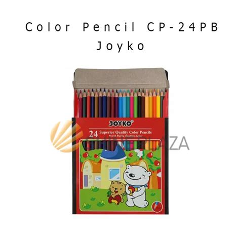 Pensil Warna Joyko 24 Warna Color Pencil Joyko 24 Colors Cp 24pb