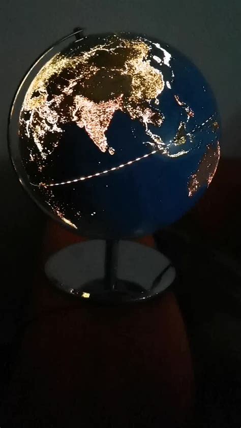 Very Hot New Style City Light World Globe With Led Light Buy World