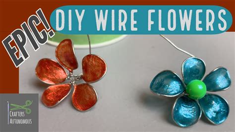 From marbled pots to creative bowls and cute hair and phone accessories, you are sure to find something to add to your cr. Wire Flowers with Glue and Nail Polish | Learn How to Make ...