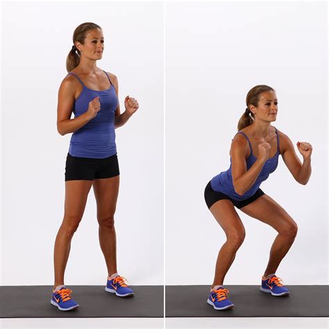 basic squats butt lifting exercises popsugar fitness photo 2