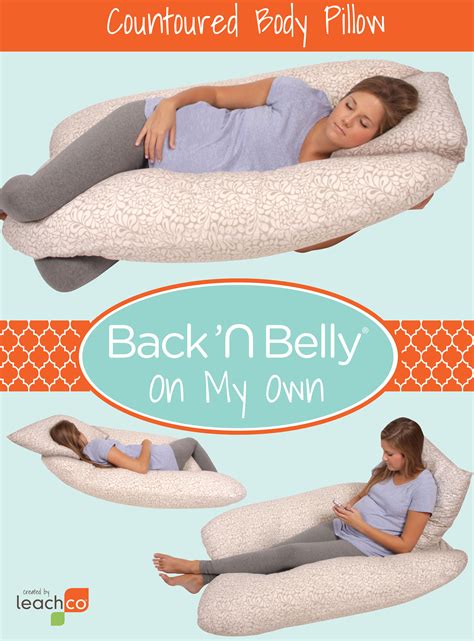 One of the ways to properly care for your pillow is to wash it. Back 'N Belly® On My Own | Body pillow, Machine wash pillows, Shape of your body