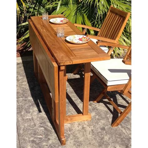 Wooden garden furniture set will become the focal point of your garden or patio. Warren Folding Extendable Solid Wood Dining Table ...