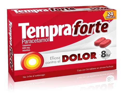 Tempra Forte Mg Paracetamol Para Dolor Caja Con Tabletas My Xxx Hot Girl