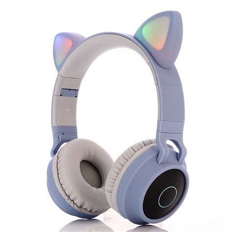 Wireless Bluetooth Kids Headphones Cat Ear Bluetooth Wirelesswired