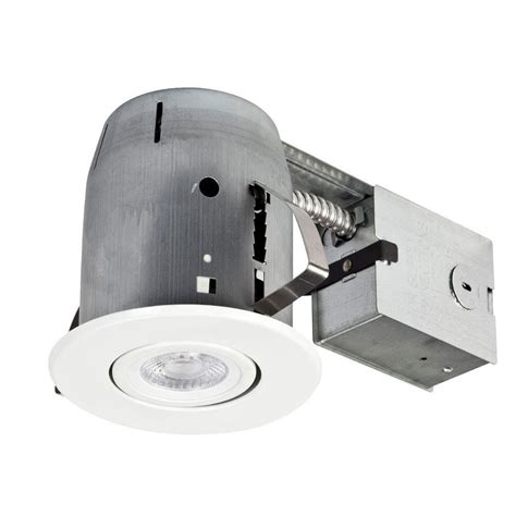 If you are not able to retrofit the existing recessed can with an led insert and don't like the idea of an led bulb, your best option is to go with a new led fixture. Globe Electric 5 in. White LED IC Rated Swivel Spotlight ...