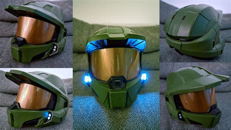 Made A Wearable Halo Infinite Masterchief Helmet Rhalo