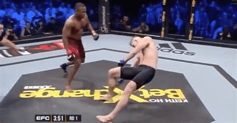 This Knockout Punch Was So Brutal The Fighter Was Unconscious While Still Standing