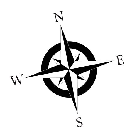 Free Compass Clipart Black And White Download Free Compass Clipart