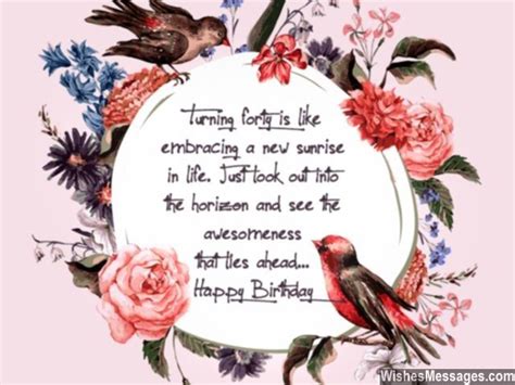 Find that perfect quote to express your wishes to them on their milestone birthday. 40th Birthday Wishes: Quotes and Messages | 40th birthday ...